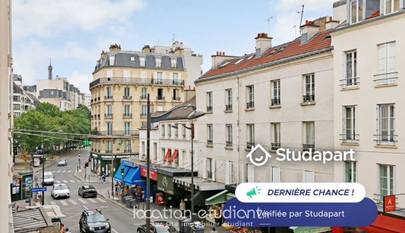 Logement tudiant Studio à Paris 15me arrondissement (75015)