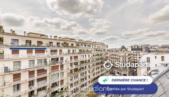 Logement tudiant Studio à Paris 15me arrondissement (75015)