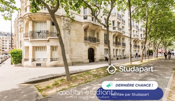 Logement tudiant Studio à Paris 15me arrondissement (75015)