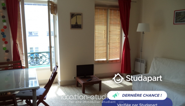 Logement tudiant Location Studio Meublé Paris 15me arrondissement (75015)