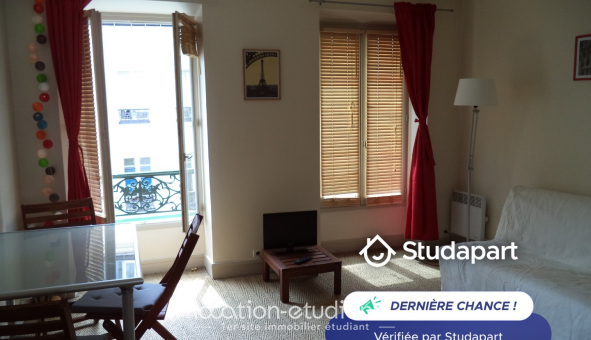 Logement tudiant Studio à Paris 15me arrondissement (75015)