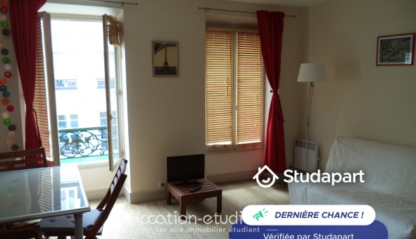 Logement tudiant Studio à Paris 15me arrondissement (75015)