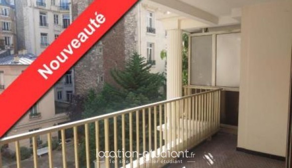 Logement tudiant Studio à Paris 16me arrondissement (75016)