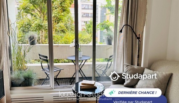 Logement tudiant Studio à Paris 16me arrondissement (75016)