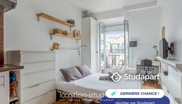 Logement tudiant Studio à Paris 16me arrondissement (75016)