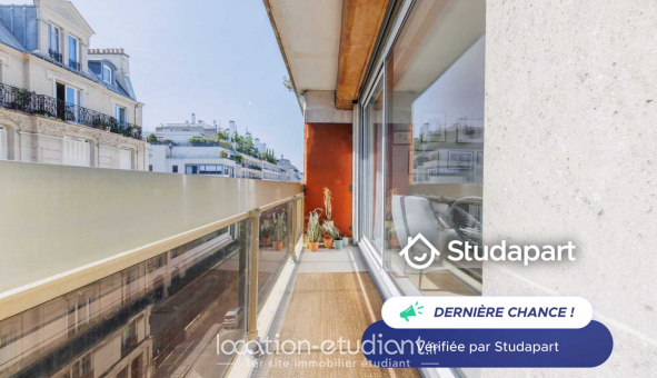 Logement tudiant Studio à Paris 16me arrondissement (75016)