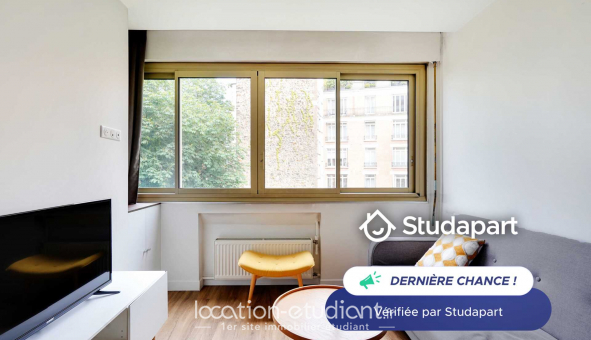 Logement tudiant Studio à Paris 16me arrondissement (75016)