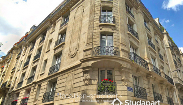 Logement tudiant Studio à Paris 16me arrondissement (75016)