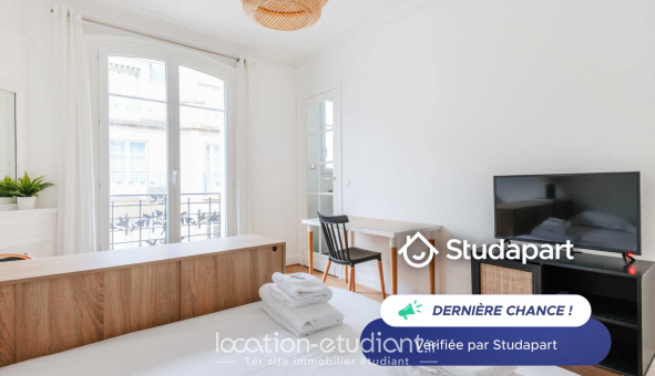 Logement tudiant Studio à Paris 16me arrondissement (75016)