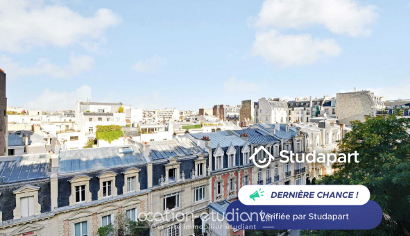 Logement tudiant Studio à Paris 16me arrondissement (75016)