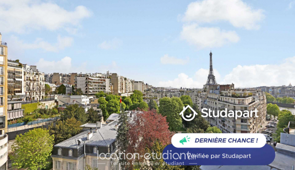 Logement tudiant Studio à Paris 16me arrondissement (75016)