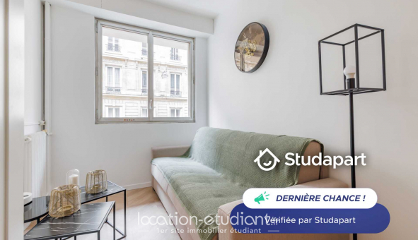 Logement tudiant Studio à Paris 16me arrondissement (75016)