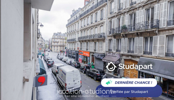 Logement tudiant Studio à Paris 16me arrondissement (75016)