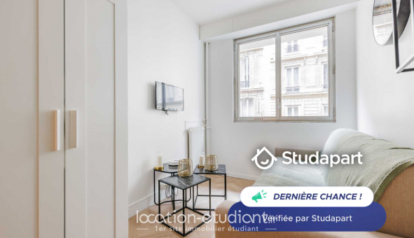 Logement tudiant Studio à Paris 16me arrondissement (75016)