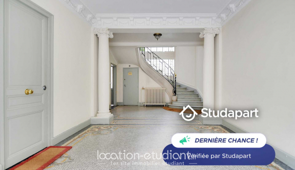 Logement tudiant Studio à Paris 16me arrondissement (75016)