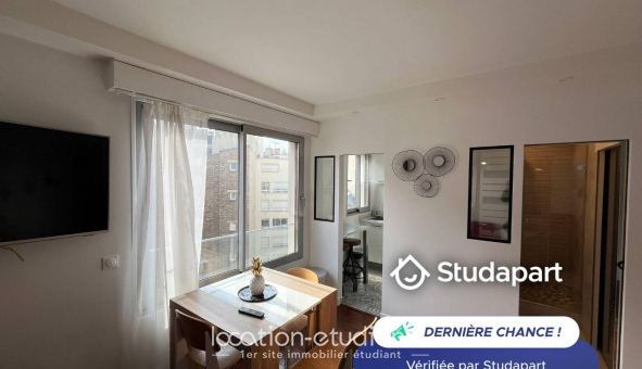 Logement tudiant Studio à Paris 16me arrondissement (75016)