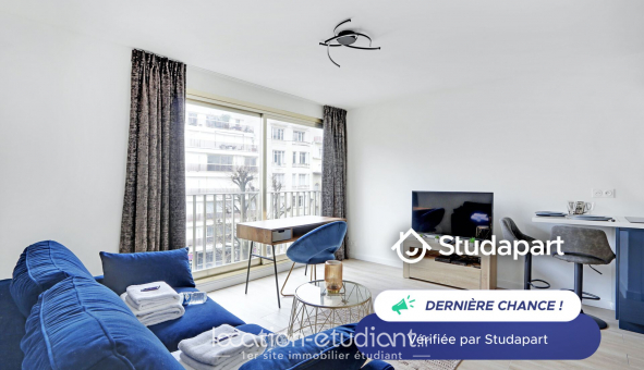 Logement tudiant Studio à Paris 16me arrondissement (75016)