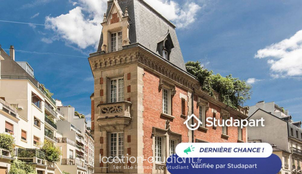 Logement tudiant Studio à Paris 16me arrondissement (75016)