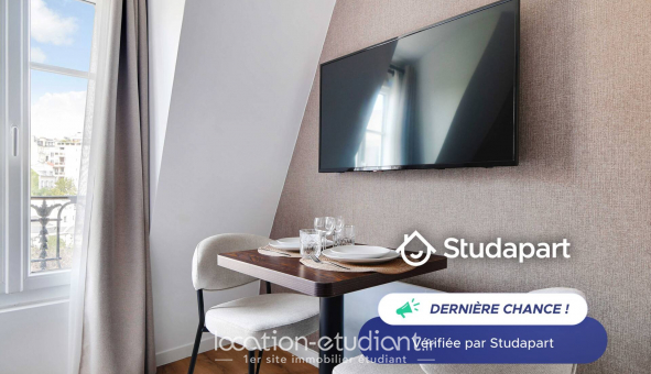 Logement tudiant Studio à Paris 16me arrondissement (75016)