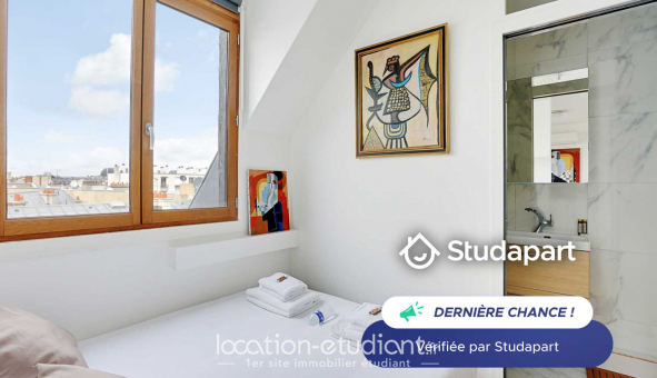 Logement tudiant Studio à Paris 16me arrondissement (75016)