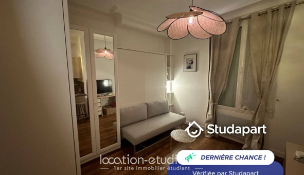 Logement tudiant Studio à Paris 16me arrondissement (75016)