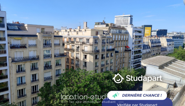 Logement tudiant Studio à Paris 16me arrondissement (75016)