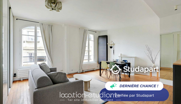 Logement tudiant Studio à Paris 16me arrondissement (75016)