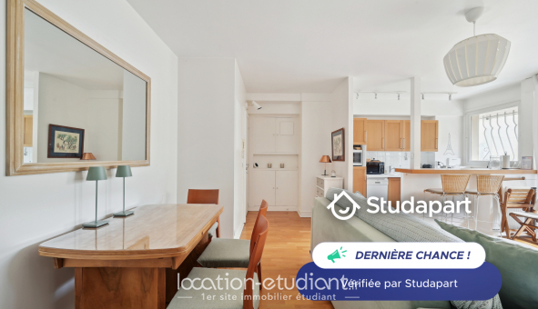 Logement tudiant Studio à Paris 16me arrondissement (75016)