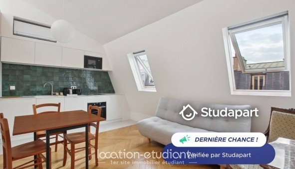 Logement tudiant Location Studio Meublé Paris 16me arrondissement (75016)