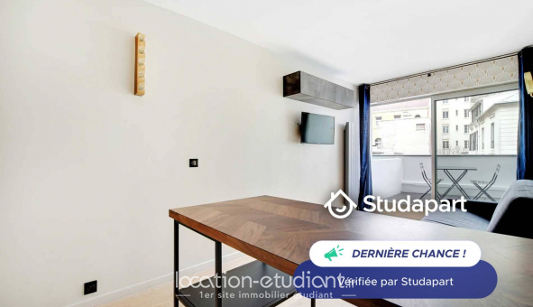 Logement tudiant Location Studio Meublé Paris 16me arrondissement (75016)