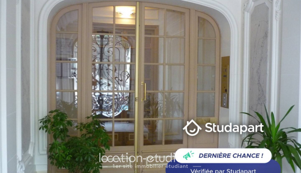 Logement tudiant Location Studio Meublé Paris 16me arrondissement (75016)