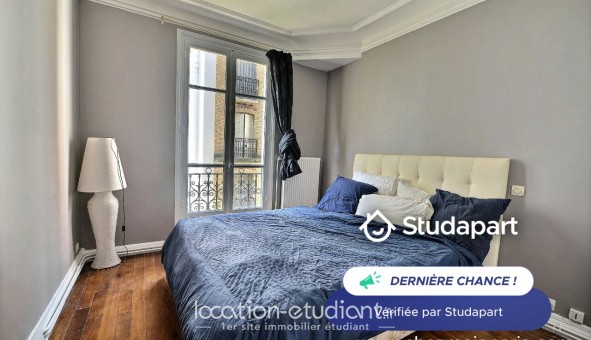 Logement tudiant Studio à Paris 16me arrondissement (75016)