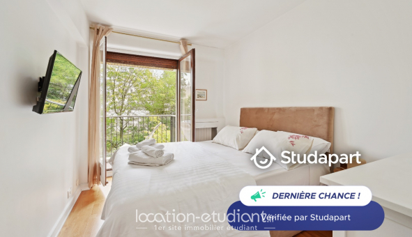 Logement tudiant Studio à Paris 16me arrondissement (75016)