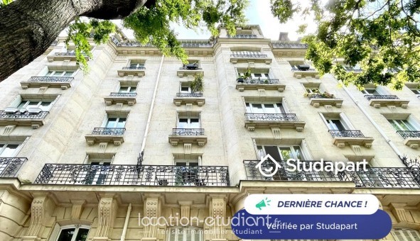 Logement tudiant Studio à Paris 16me arrondissement (75016)