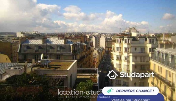 Logement tudiant Studio à Paris 16me arrondissement (75016)