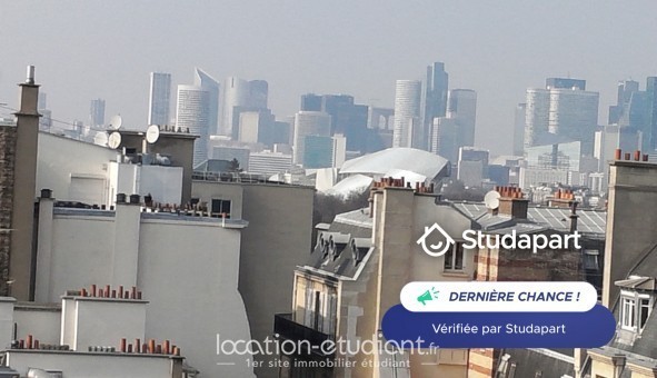 Logement tudiant Studio à Paris 16me arrondissement (75016)