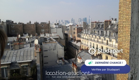 Logement tudiant Studio à Paris 16me arrondissement (75016)