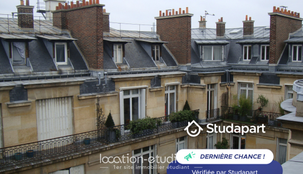 Logement tudiant Studio à Paris 16me arrondissement (75016)