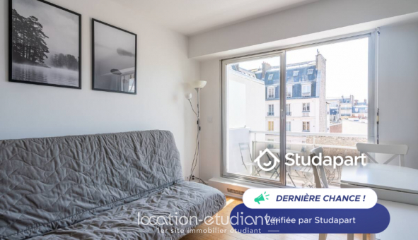 Logement tudiant Studio à Paris 17me arrondissement (75017)