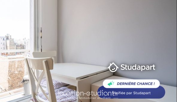 Logement tudiant Studio à Paris 17me arrondissement (75017)