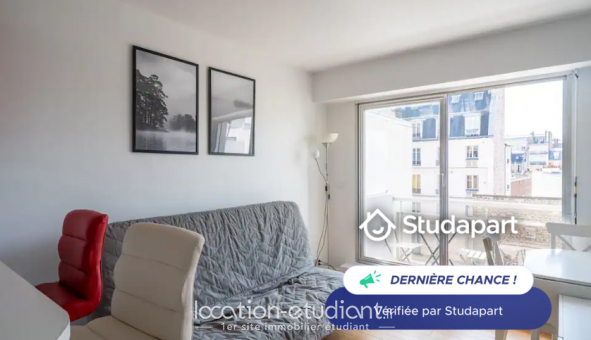 Logement tudiant Studio à Paris 17me arrondissement (75017)