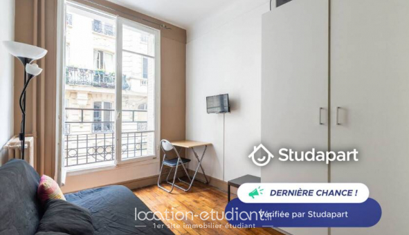 Logement tudiant Studio à Paris 17me arrondissement (75017)