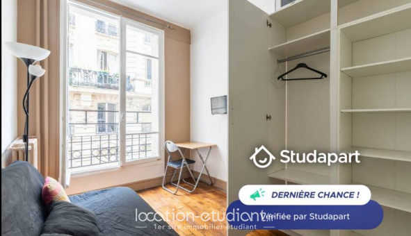 Logement tudiant Studio à Paris 17me arrondissement (75017)