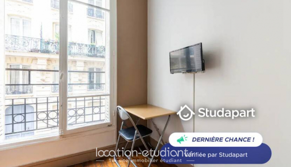 Logement tudiant Studio à Paris 17me arrondissement (75017)