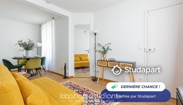 Logement tudiant Studio à Paris 17me arrondissement (75017)