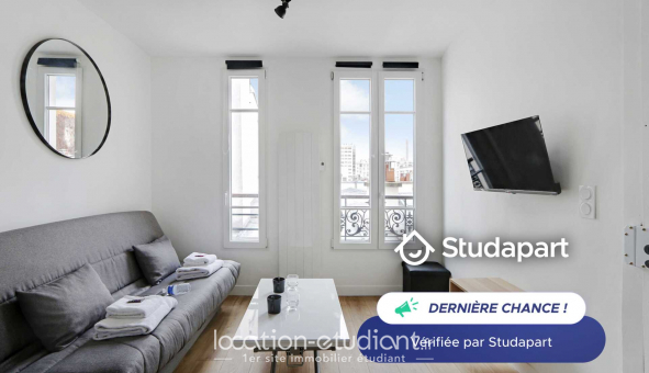 Logement tudiant Studio à Paris 17me arrondissement (75017)