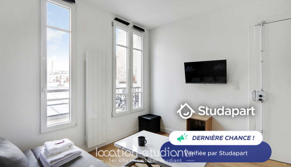 Logement tudiant Studio à Paris 17me arrondissement (75017)