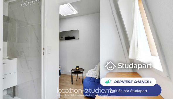 Logement tudiant Studio à Paris 17me arrondissement (75017)