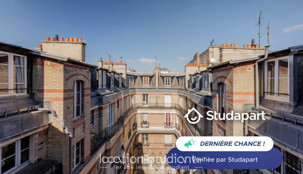 Logement tudiant Studio à Paris 17me arrondissement (75017)