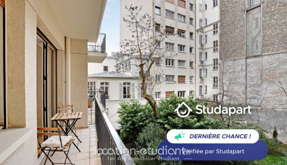 Logement tudiant Studio à Paris 17me arrondissement (75017)